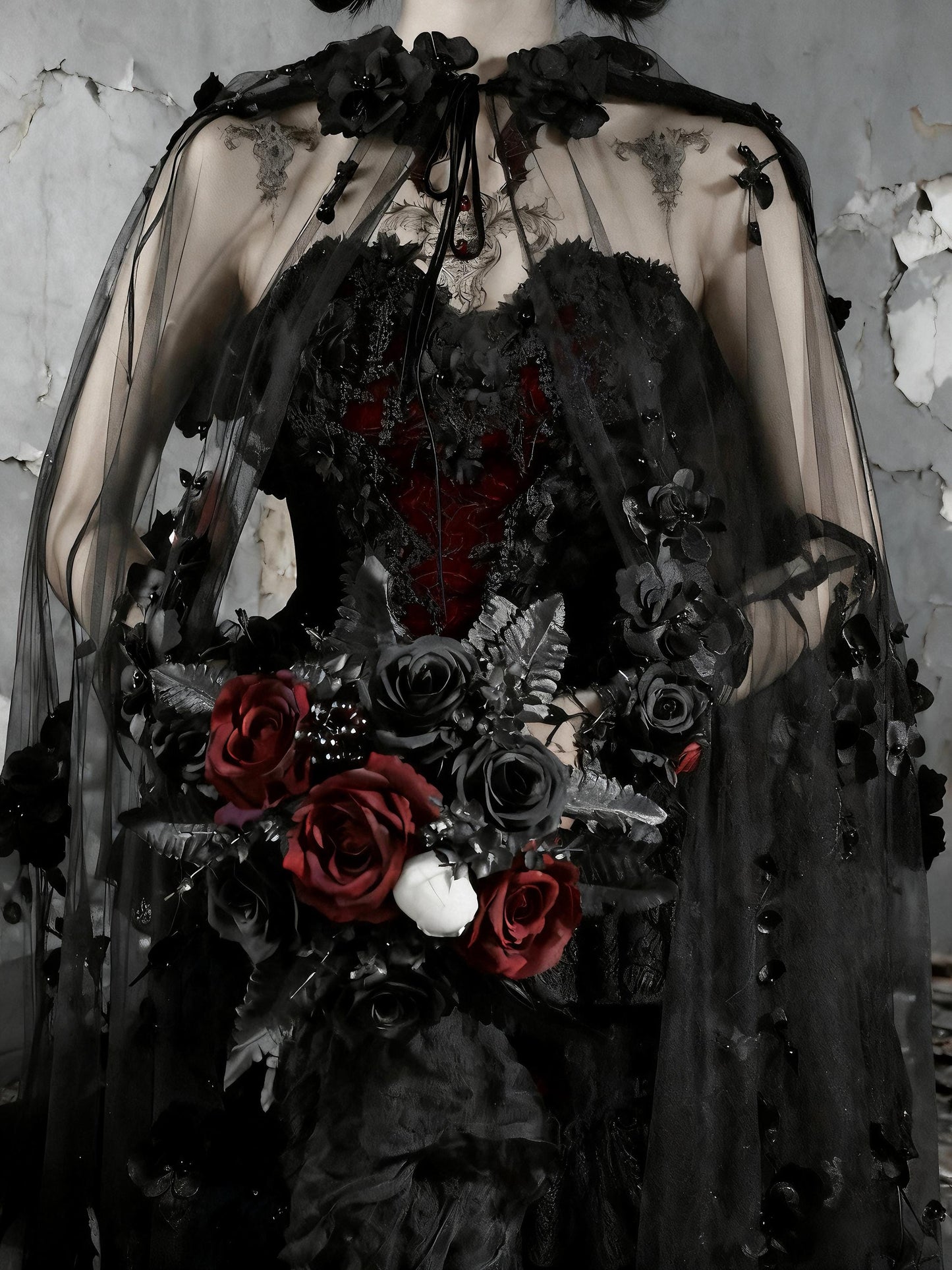 Crimson Widow Gothic Velvet Corset Dress - Victorian Baroque Gown for Christmas Ball, Holiday Gala & New Year Masquerade Party, Gift for Her